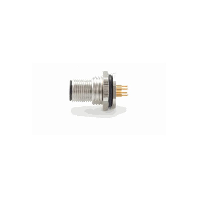 Connecteur mâle M12, 3 pol., S Encoding IP67, 3.6A, non-blindé